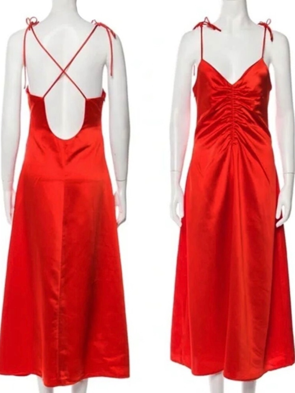 Jason Wu satin midi dress